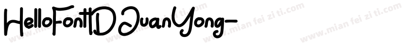 HelloFont ID JuanYong字体转换